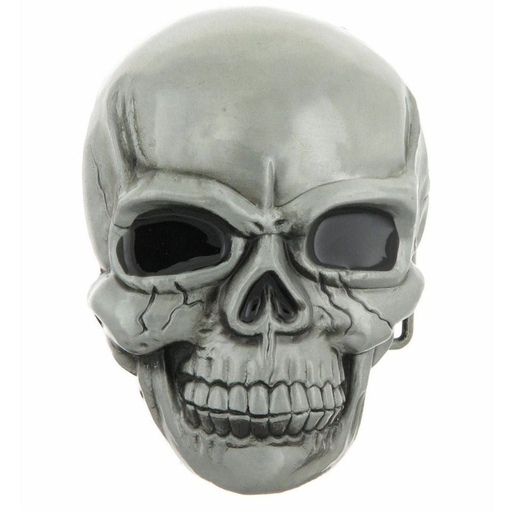Large Skull Belt Buckle Skeleton Halloween Mask
